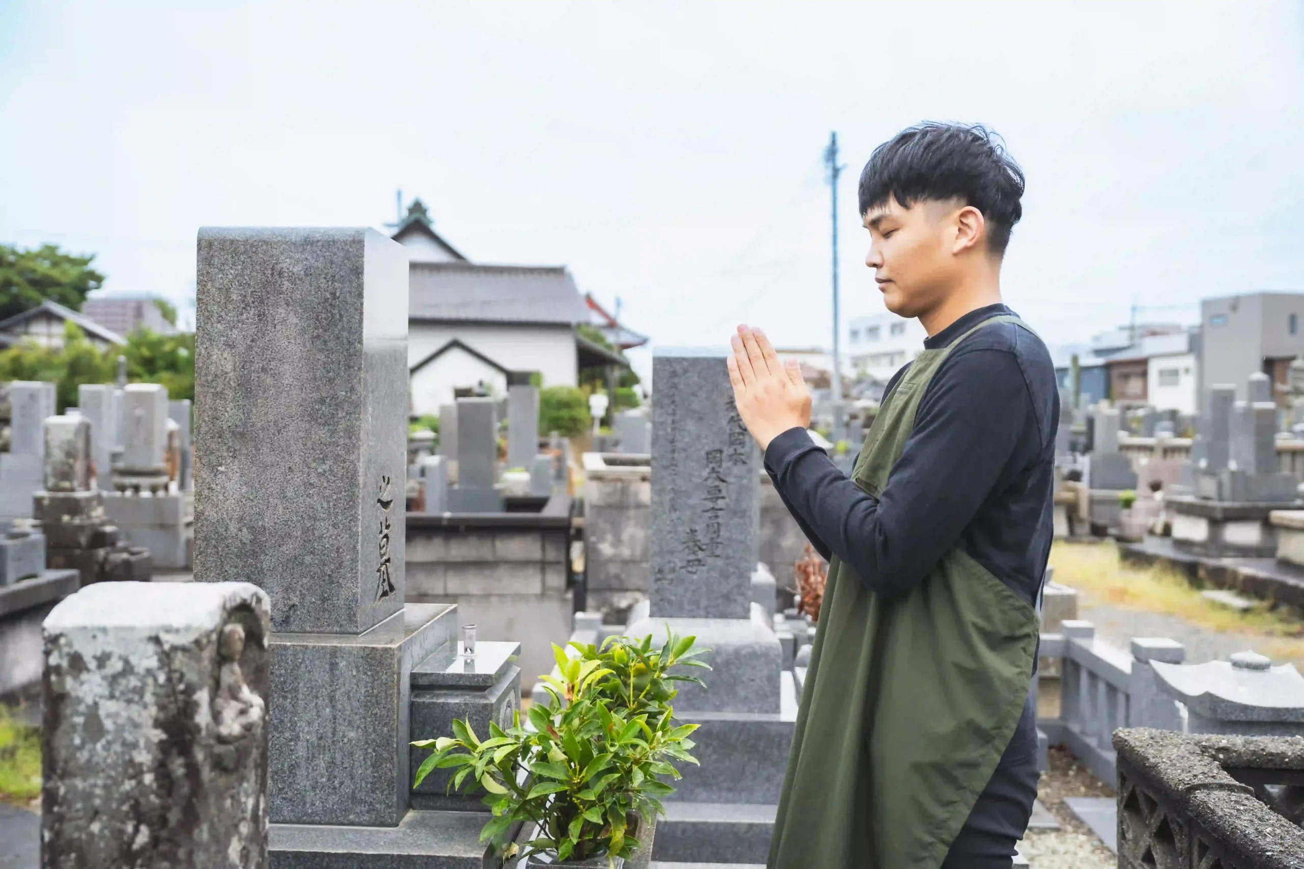 お墓参り代行 お参りの様子